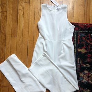 Brand new all white jumpsuit